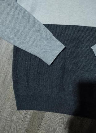 Чоловічий светр/m&amp;s/кофта/світшот/ чоловічий одяг/сірий джемпер/3 фото