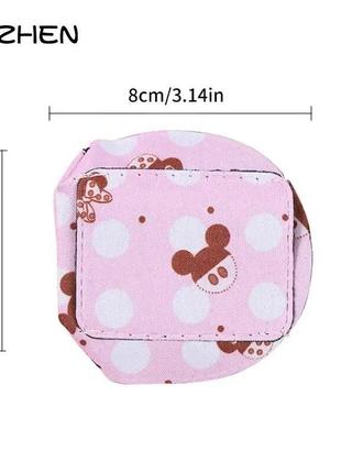 Окклюдер тканевый для детских очков 8 х 7,5 см. - розовый5 фото