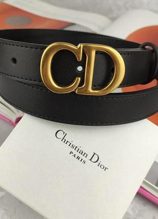 Ремень пояс женский кожаный в стиле dior / ремінь пояс жіночий в стилі dior