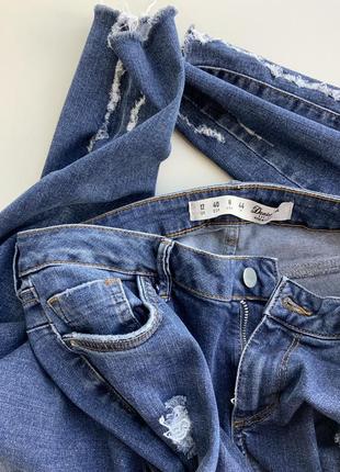 Denim рваные стрейч джинсы на м/л3 фото