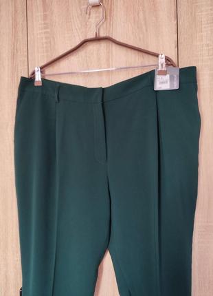 Новые классические зеленые брюки брюки размер 54-562 фото