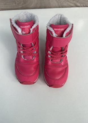 Зимові чоботи на дівчинку reebok. оригінал. 25.5 розмір