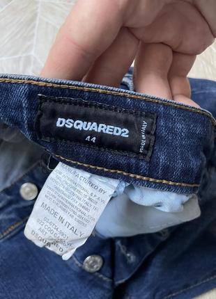Джинсовые штаны italy rare dsquared2 distressed jeans denim skinny pants9 фото