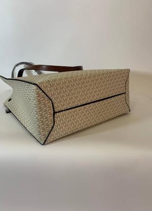 Женская сумка комплект светлая бренда корс michael kors10 фото