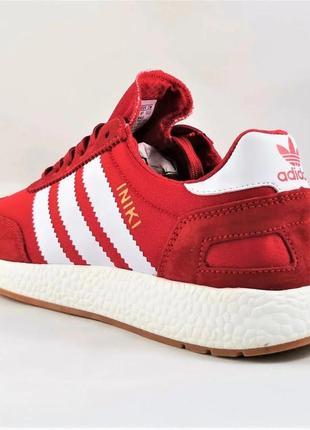 Кроссовки ad!das iniki runner boost красные женские адидас (размеры: 38)4 фото