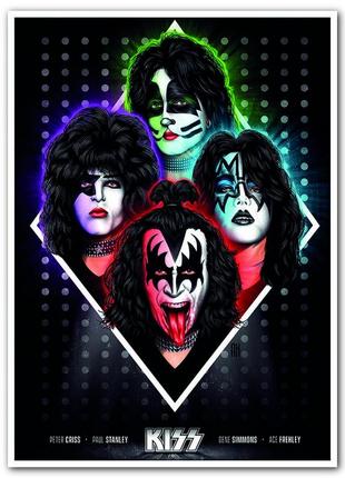 Kiss — американская рок-группа плакат