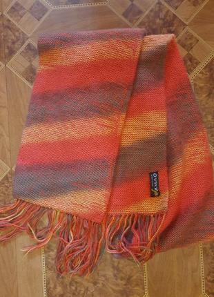 Теплый шарф из альпаки