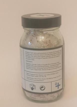 Успокаивающая и роскошная соль для ванны anatome relax &amp; sleep bath salts, 150 гр.4 фото