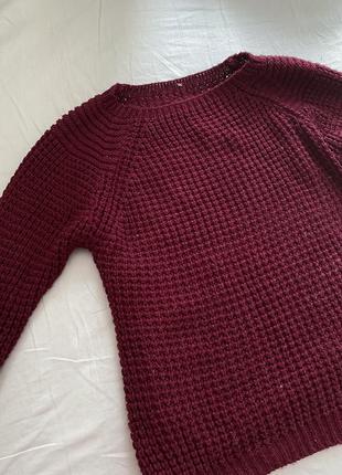 Идеальный бурдовый свитер3 фото