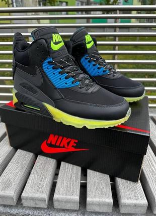 Nike air max 90 чоловічі черевики, високі демі кросівки. мужские кроссовки, ботинки 41-452 фото