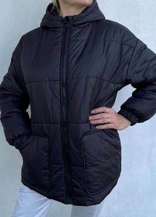 Новая стеганая куртка р.46-48 зима