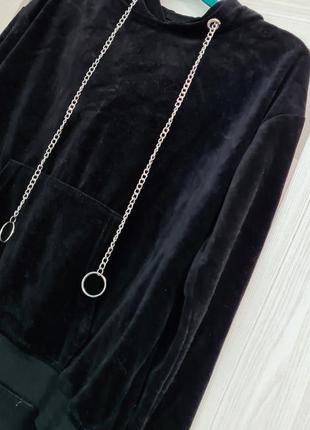 Худи свитшот велюровый