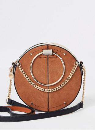 Жіноча кругла сумочка крос-боді від river island