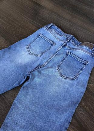 Джинси прямі голубі dilvin джинсы прямые голубые жіночі висока посадка9 фото