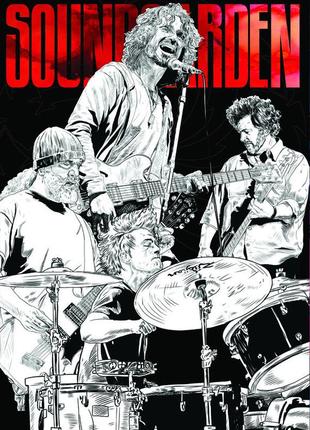 Саундгарден (soundgarden) - плакат