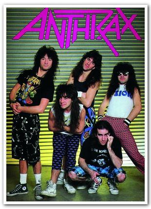 Anthrax — американская метал-группа плакат