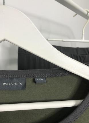 Лонгслив пижамный 56/xl watson’s3 фото