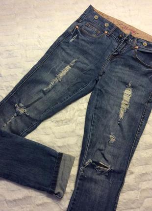 Крутые джинсы скинни, размер s1 фото