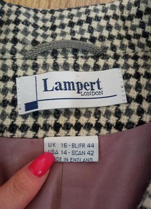 Продам шикарный английский пиджак от lampert из 100проц.шерсти5 фото