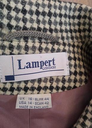 Продам шикарный английский пиджак от lampert из 100проц.шерсти4 фото