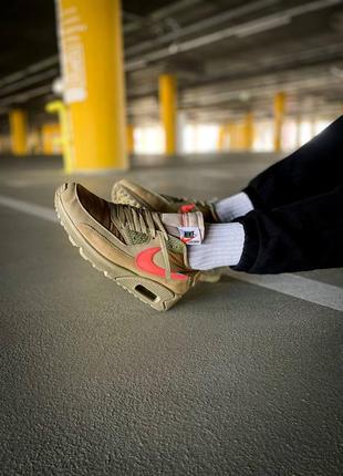 Off white nike air max 90 "desert ore4 фото