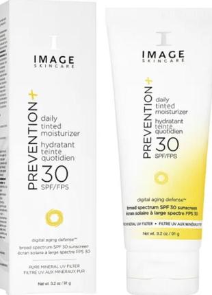 Image тонуючий денний крем spf image skincare prevention daily tinted moisturizer spf 30 91ml