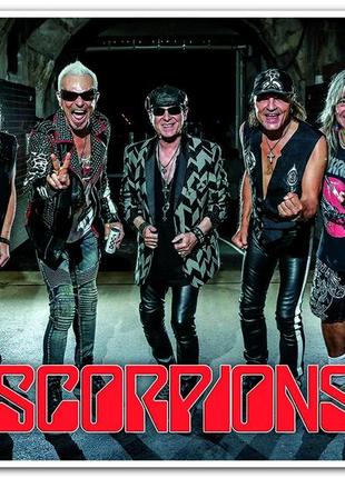 Scorpions - рок группа постер