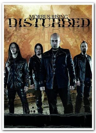 Disturbed- американская метал-группа плакат