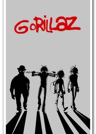 Gorillaz - виртуальная группа постер