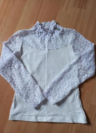 Блуза біла 128см