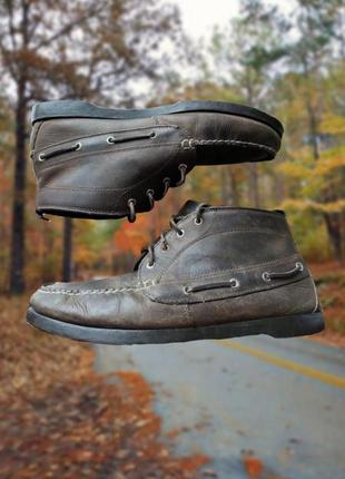 Кожаные полуботинки polo ralph lauren