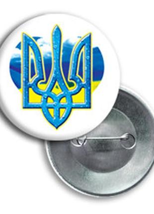 Герб україни тризуб значок1 фото