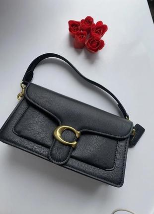 Жіноча сумка коуч чорна coach black