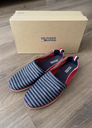 Мужские слипоны мокасины Tommy hilfiger4 фото