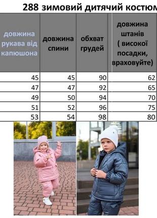 Зимовий дитячий костюм унісекс 98,104,110,116,122,128,134 см3 фото