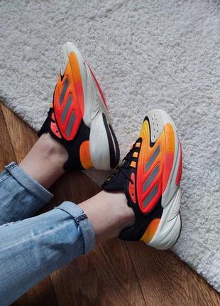 Кроссовки adidas ozelia orange7 фото