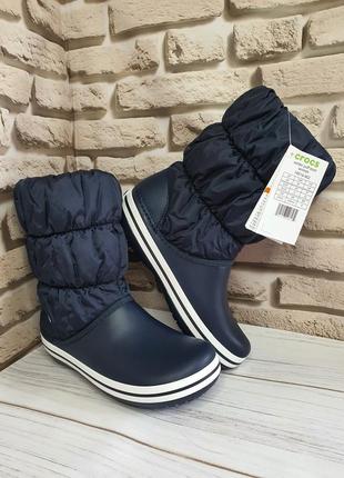 Женские зимние сапоги crocs winter puff boot