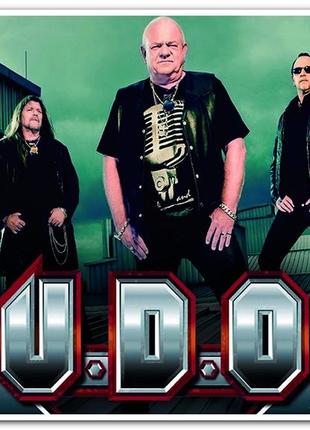 U.d.o. - музыкальная группа плакат