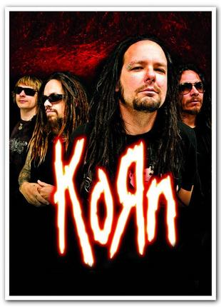 Korn - музыкальная группа плакат