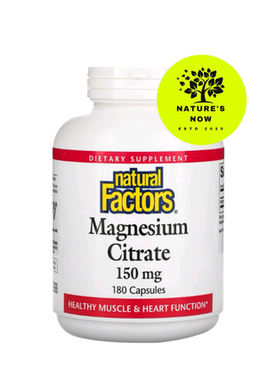 Магний цитрат 150 мг - 180 капсул / natural factors