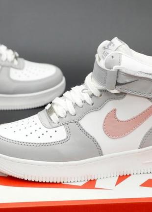 👟 кроссовки nike air force high мех / наложка bs👟