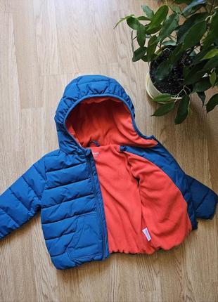 Детская курточка на флисе и синтепоне 12-18миселка4 фото