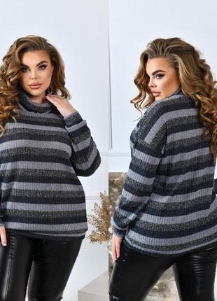 Стильний светр прямого вільного силуету розмір:52-54.56-58.60-62.64-662 фото