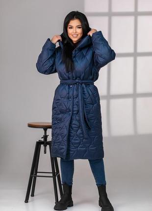 Жіноче зимове пальто великого розміру 50-52 54-56 58-60 62-64