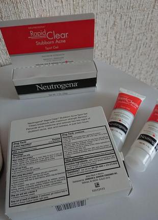 Крем від прищів та недоліків шкіри neutrogena rapid clear