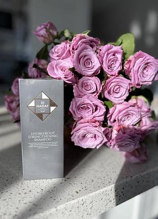 Шампунь для росту волосся hadat cosmetics hydro root strengthening shampoo