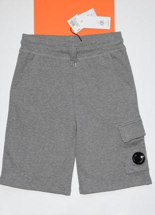 Оригинальные новые шорты c.p. company basic fleece cargo shorts cp итальялия2 фото