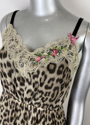 Леопардовый сарафан платье twin set xs/s3 фото