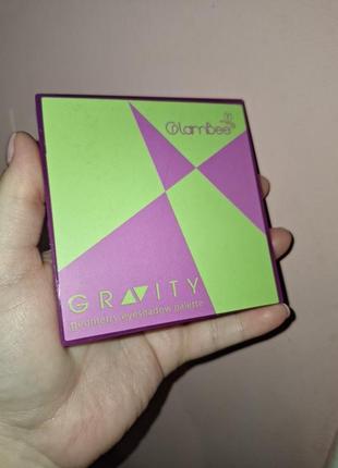Палетка тіней glambee gravity,тон 01 и 02