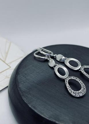 Срібні сережки 925 проба (серебро, срібло)